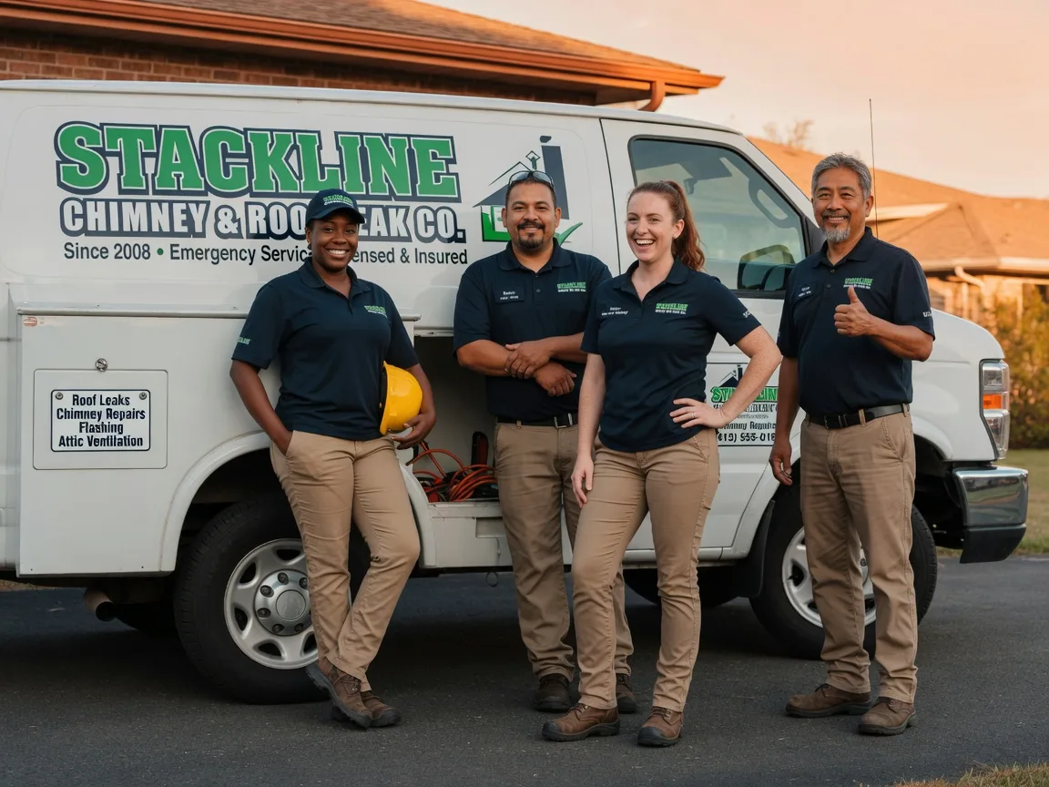 Chimney flashing repair company in Brooklet, GA